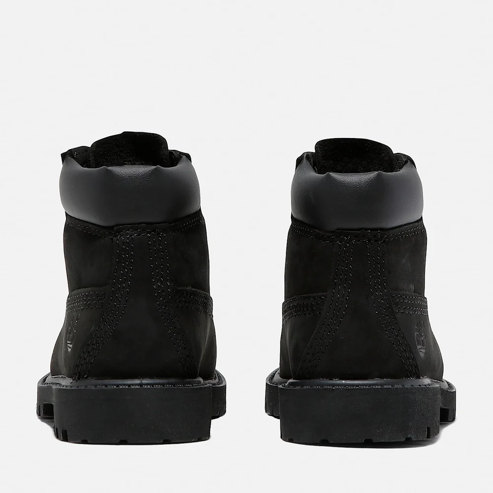 Toddler Timberland Black Leather Boots